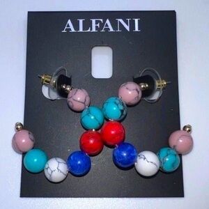 Alfani Multicolor Beaded Earrings